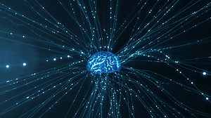 Global Connection and the Internet Network Modernization in Smart City ai cloud internet background