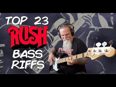 TOP 23 RUSH BASS RIFFS (feat. Tim Starace)