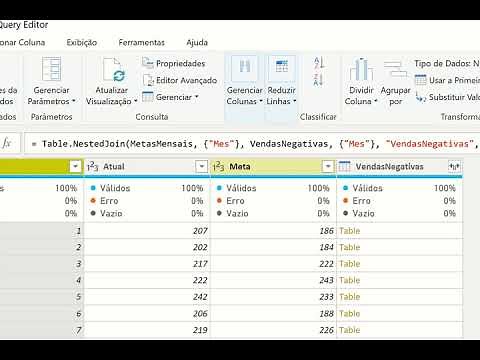 Power Query - Como combinar dados de 2 tabelas (NestedJoin)?