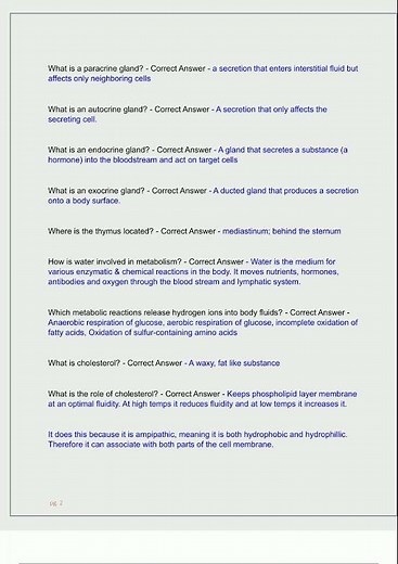 APHY 102 MIDTERM EXAM IVY TECH LATEST 2024 COMPLETE 200 ACTUAL EXAM QUESTIONS WITH CORRECT DETAILED