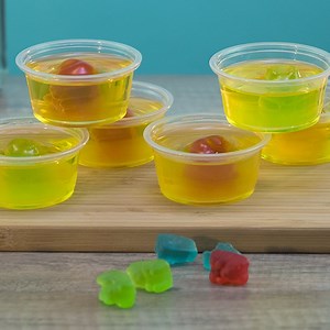 White Gummy Bear Jello Shots Cocktail Recipe