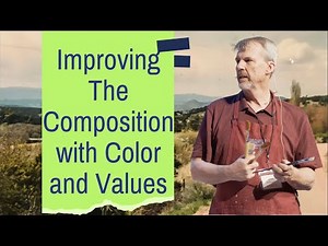 Improving The Composition With Color & Values Tutorial for Landscape Painting