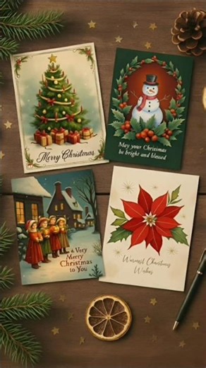 Opening Christmas Magic! ✨ Handmade Cards by Artistzoneusmani 🎄 #christmas #shortsfeed #viralshorts