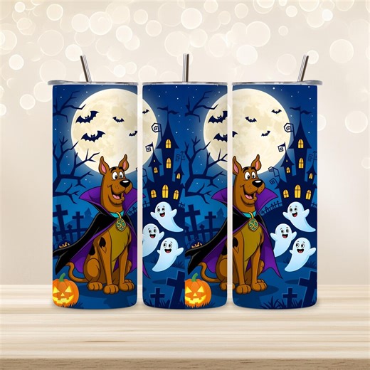 Mystery Cartoon Tumbler 20oz | Ancient Adventure Stainless Steel Cup With Straw | Retro Cartoon Fan Gift | Fun Drinkware - Etsy