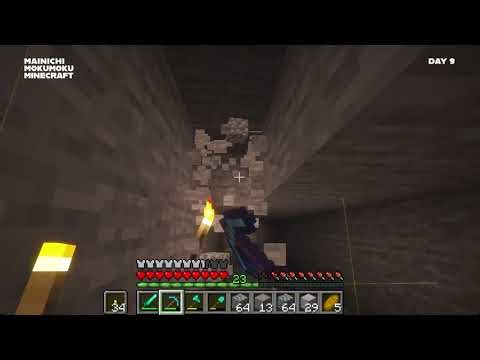 【マイクラ】毎日黙々マインクラフト DAY9【無言】