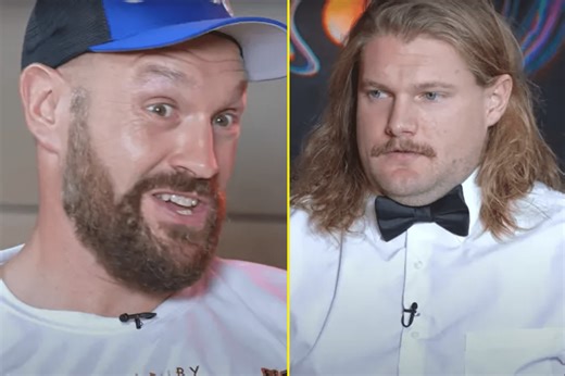 ‘You got a stupid looking face’ – Tyson Fury has hilariously awkward trash-talking moment during interview