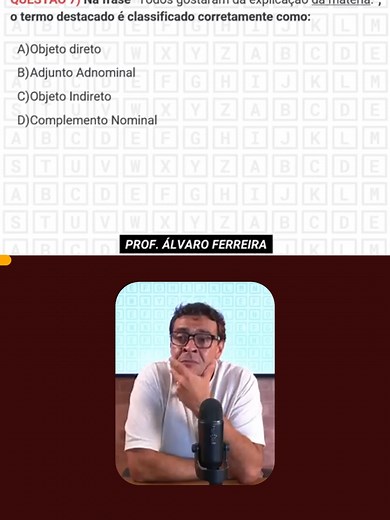 Entendendo Objeto Direto e Complemento Nominal