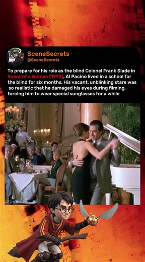 Al Pacino Damaged His Eyes for This Role 😳🕶️ | Scent of a Woman (1992)