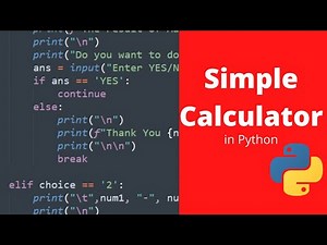 Make Calculator Without GUI by Python | A simple Calculator by Python