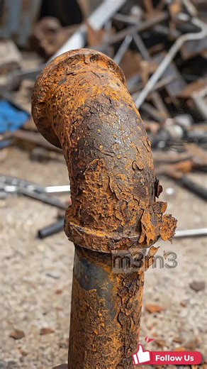 “Extreme Rust Removal 100% Real-Time Ladder Brack. #rust #restoration