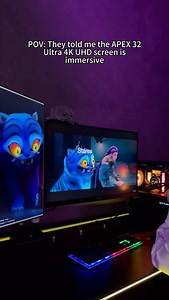 When we say “Immerse yourself in the APEX 32 Ultra 4K UHD screen” — this is what we mean  Explore more about the APEX 32 Ultra:  https://www.illegear.com/illegear-apex/ Find us at:  Menara Oval Damansara- Kuala Lumpur  Bay Avenue- Penang  1 Tebrau- Johor Bahru #ILLEGEAR #EngineeredForOne #monitor #4K #UHD #144Hz | ILLEGEAR | Facebook