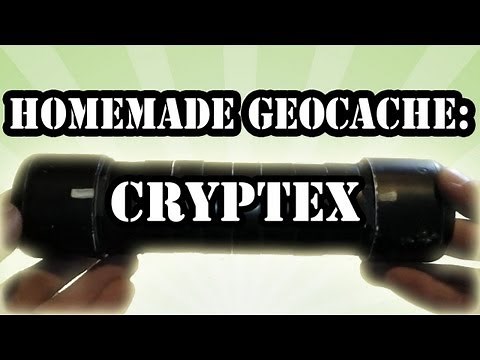 Homemade Cryptex GEOCACHE