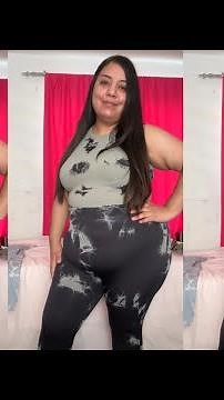 Tie Dye High Waisted Leggings Try On with Squat Test