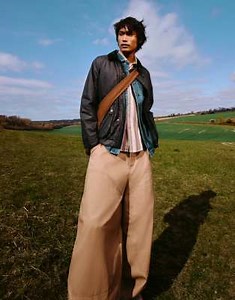 Barbour Modern Bedale wax jacket in navy - NAVY | ASOS