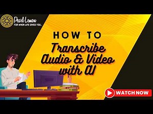 How to Transcribe Audio & Video with AI