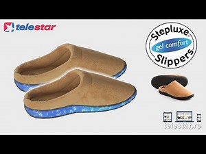 Stepluxe Slippers - originalii papuci cu talpa cu gel anti-oboseala