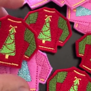 Christmas Felt Planner Clip or Magnet: Holiday Embellishments - Etsy