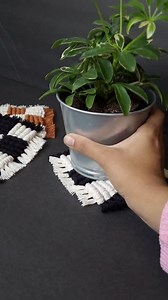 Macrame Coasters | Accent Coaster | Plant Candle Coffee Tea Round Coaster | Mug Rug | Kitchen Home Table Decor | Gifts | Boho | Checkered - Etsy Canada