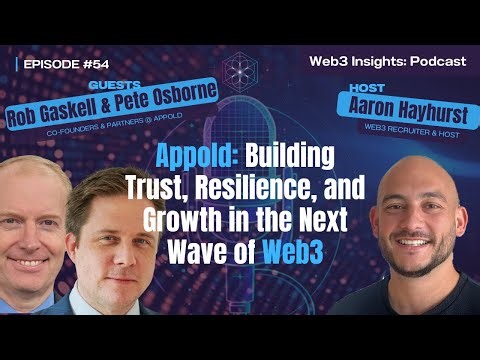 Appold: Building Trust, Resilience, and Growth in the Next Wave of Web3