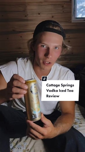 review of cottage springs vodka ice tea 🍹🍹#cottagesprings #cabinlife #review #fyp #drinks