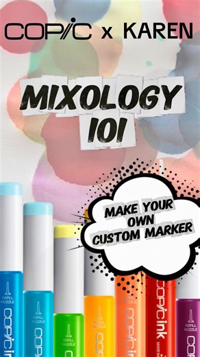 客製屬於你的 Copic！💧🎨 將不同色號的補充墨水自由混色，你可以調出全新的色調🎨 把自己最愛的配色，變成獨一無二的客製麥克筆。 一種更有趣、更自由的方式擴充你的色彩庫，打造只屬於你的獨特色感✨ 你會選擇哪些顏色來混色呢？ 歡迎在留言分享你的配色靈感！💭💗 #CopicXKarenPortraits #PortraitIllustration #MarkerArt #ArtTutorial #PortraitDrawing #ArtMaterials #CopicMixology #CopicInk #CopicMarkers #ColorYourWorld | COPIC 酷筆客