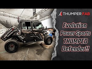 Evolution Powersports Turbocharged Can-Am Defender with Thumper Fab Accessories