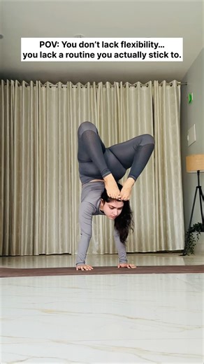 Flexibility Comes From Consistency 💯