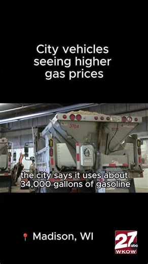 City vehicles seeing higher gas prices