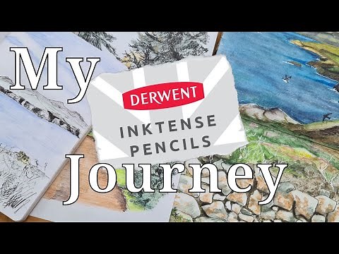 How I Learnt Derwent Inktense ✿ HONEST Sketchbook Tour