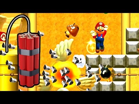 Super Mario Maker 2 🔧 3-3 Dynamite Dwelling 🔧 Mr Snom
