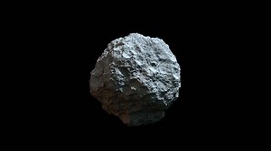 4k high detailed rotating asteroid or meteor texture, isolated on black background, with alpha, ready for compositing (uhd 3840x2160, ultra high definition, 1920x1080, 1080p) looped, seamless loop