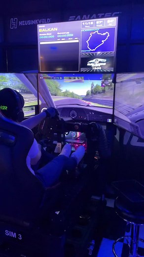 Full Motion Sim Rig on Nurburgring Credit: @balkansimracer #simracing #simracingsetup #simracingrig #simrig #simracer #simrace #fullmotionrig #motionrig #nurburgring