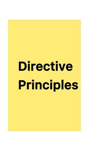 Directive Principles of State Policy ⚡ | UPSC #shorts