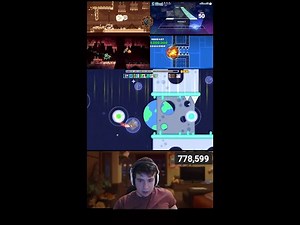 Geometry Dash but i'm streaming sideways