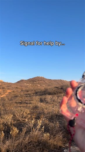 12K views · 845 reactions | One way to signal for help using a mirror爵 ✨ The idea behind the V shape is that it makes it easy to for you to see where the reflected sunlight is and properly aim it at your target. 吝 Compass is from @suunto . Get 15% off your next compass with code AFF-15TB. . . . #suunto #compass #survival #outdoors #hiking #camping | Tactical Belle | Facebook