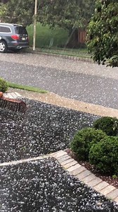 Check out this video of hail during Tuesday's storm sent to us by Brian in Morganville! | News 12 New Jersey