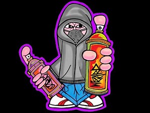 How to draw graffiti karakter by cholowiz13