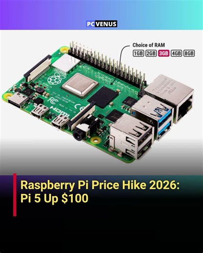 Raspberry Pi 5 Price Jumps by $100 Due to Memory Shortage