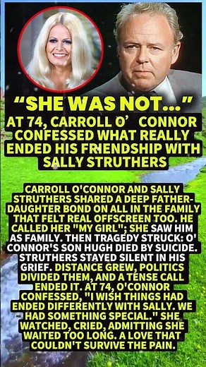 At 74, Carroll O’Connor Confessed What Really Ended His Friendship With Sal #Shorts #viral