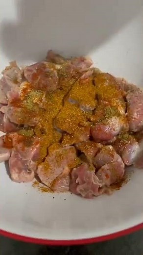 How to air fry chicken gizzards skewers 🍡