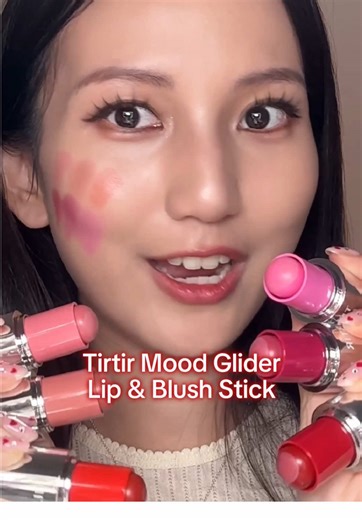 Swatching all the new @TIRTIR Inc. mood glider lip and blush stick shades! #TIRTIR #GlideLayerGo #blush #creamblush #tirtirpartner
