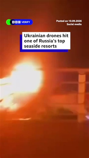 President Volodymyr Zelensky says Ukraine’s overnight drone strikes inside Russia a “just response” to Moscow’s aggression. #Sochi #Russia #Ukraine #VolodymyrZelensky #BBCNews