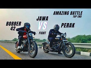 Bawal Bhagi Jawa 42 Bobber Vs Jawa Perak BS6 🔥 Highway Battle Long Race | Amazing Results😱