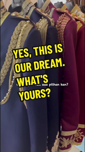 Specialising and focusing in only Ballgown and Prince suit, when the market back then was focusing more on Traditional wear (songket) ; it has been a long journey for Fydresses since 2017 . While we're focusing on the niche market, without realising, the market is growing and we're glad to see a positive scenario whereby wearing this kind of attire on our clients' Big Day has been another option nowadays. Our original Fairytale design is still in demand and our Prince suit Button design is in tr