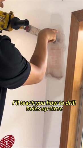 I'll teach you how to drill holes up close #Diamond drill#Core diamond bit #Diamond drill bit