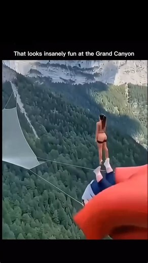 @factriot.ig on Instagram: "The reel captures a heart-stopping mid-air stunt above a massive valley net, where the performer sprints toward the edge and launches themselves into open space. For a split second, it feels like pure free-fall—the ground vanishes, the horizon stretches endlessly, and gravity seems to take full control. Then comes the impact: the suspended mesh catches the body flawlessly, rippling and rebounding beneath the weight like a living surface engineered to absorb force. Sho