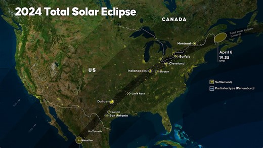 NASA's Interactive Eclipse Map Tells You Where and When to Get the Best View