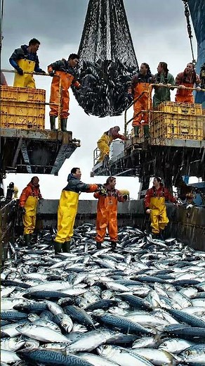 Massive Mackerel Catch #MackerelCatch #MassiveCatch #OceanFishing