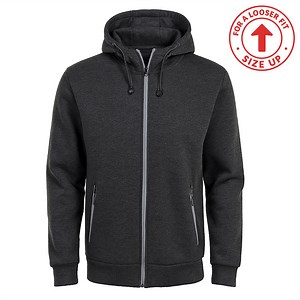 Men's Heavyweight Sherpa Fleece-Lined Full Zip Classic Tech Hoodie - Walmart.com
