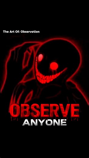 How to Observe Anyone 💀 | Dark Psychology tricks | #shorts #psychology